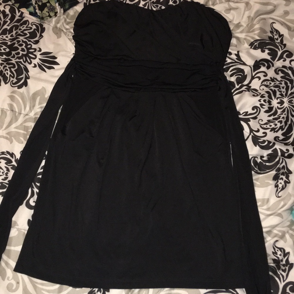 Charlotte Russe strapless dress with pockets